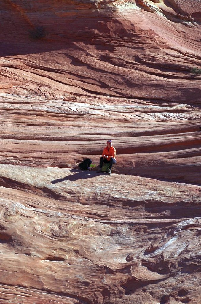 2018_1113_121347.JPG - Vermillion Cliffs National Monument at North Coyote Buttes – The Wave