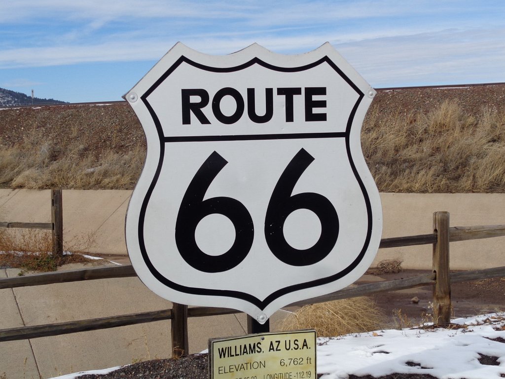 2018_1204_122121.JPG - Route 66 @ Williams, AZ